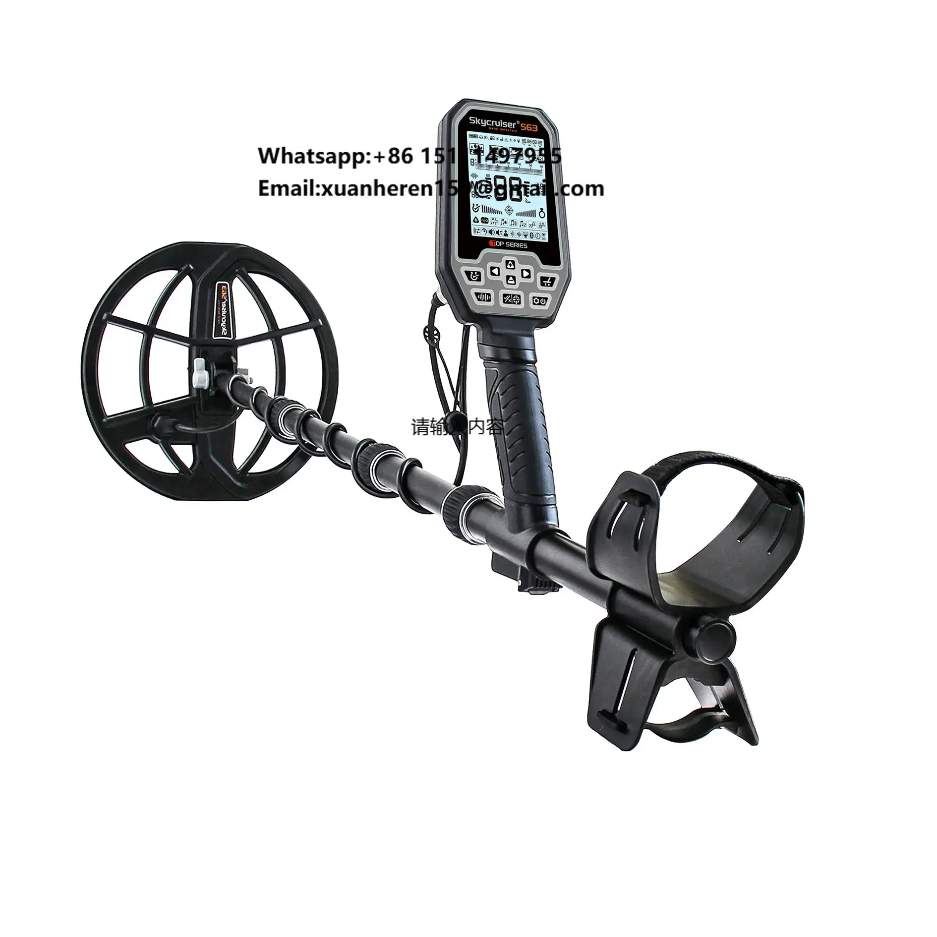 Underwater Metal Detector Waterproof - New Multi-Frequency Metal Detector Machine S63