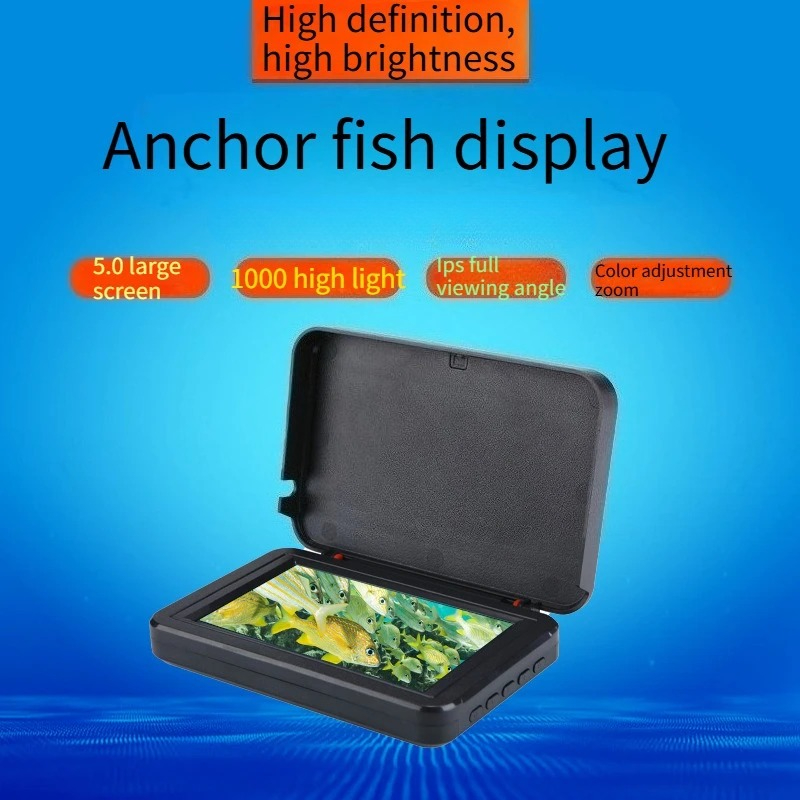 Underwater Fishing Camera 4K - 4.3/5 Inch Sunlight Readable IPS Monitor