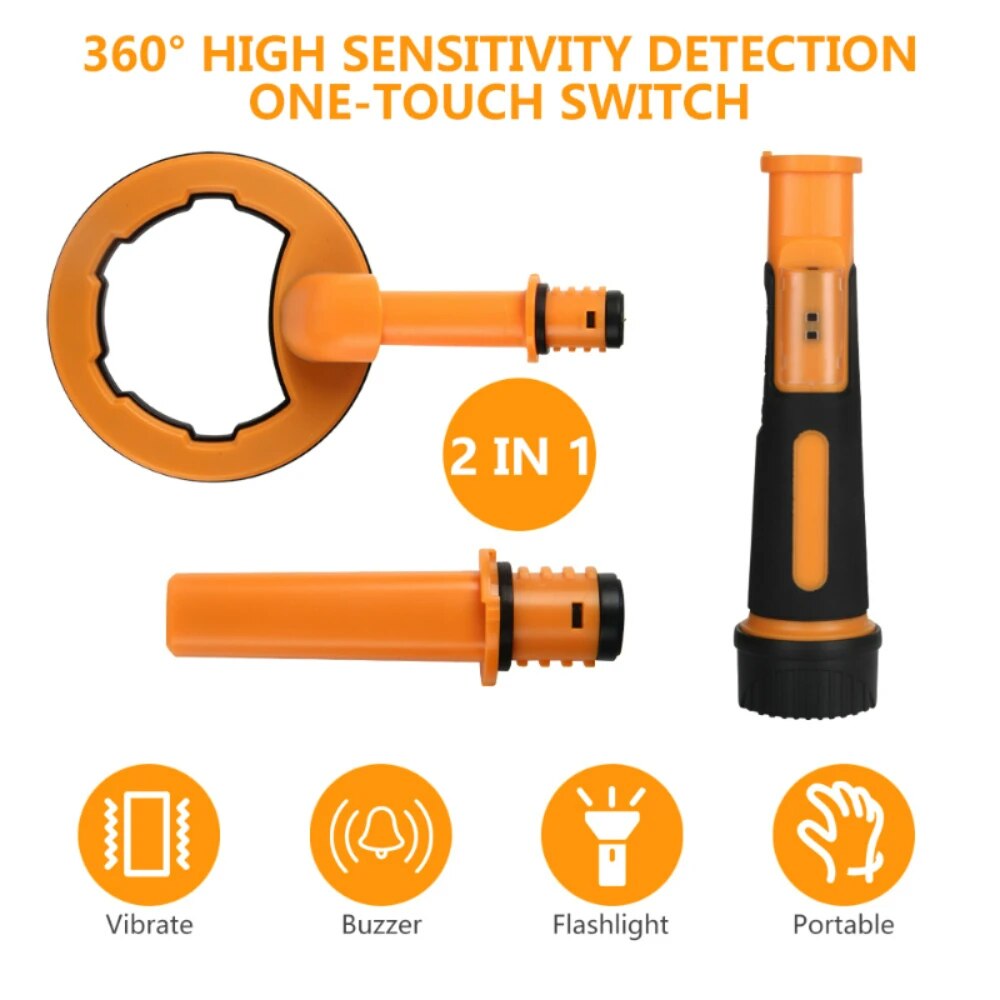 Underwater Metal Detector Waterproof - 2 IN 1 Underwater Metal Detector