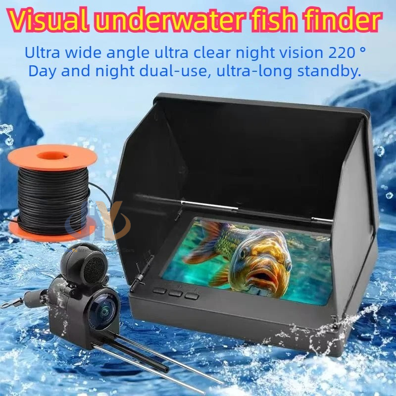 Underwater Fishing Camera 4K - Underwater Visual Fish Finder Display Fishing