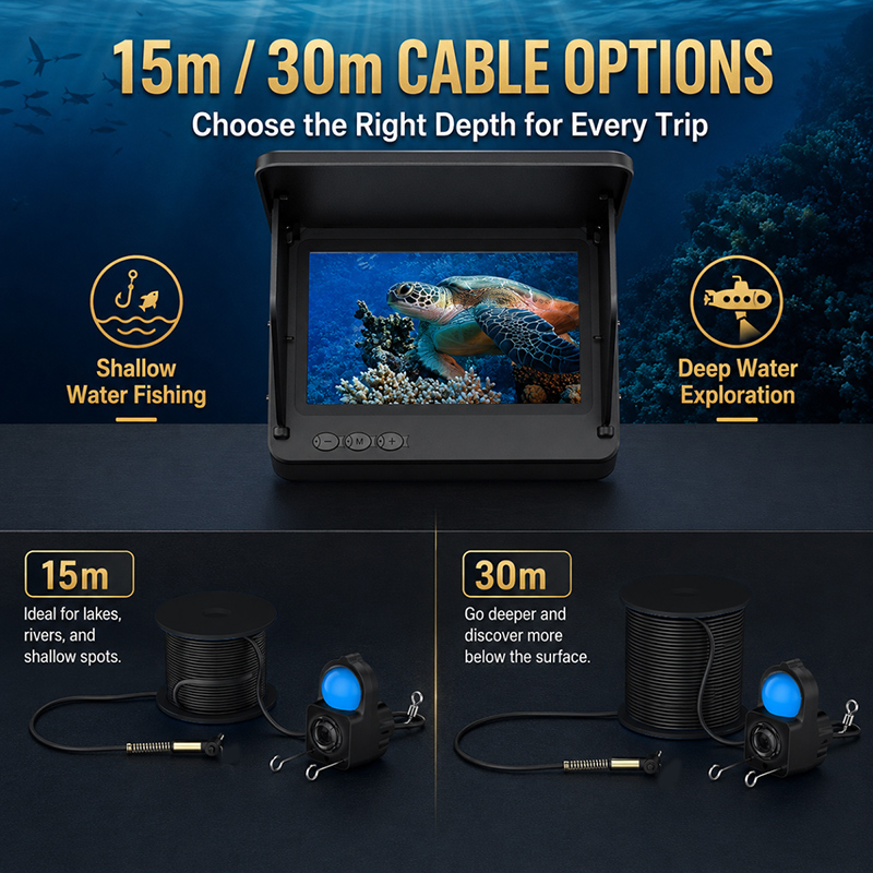 Fish Finder Underwater Camera  - Underwater Fishing Camera 4K recension och pris