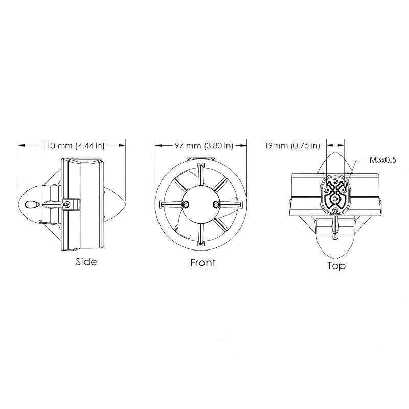 TS200 Underwater Thruster 5kg  - Rov Underwater Robot Thruster recension och pris