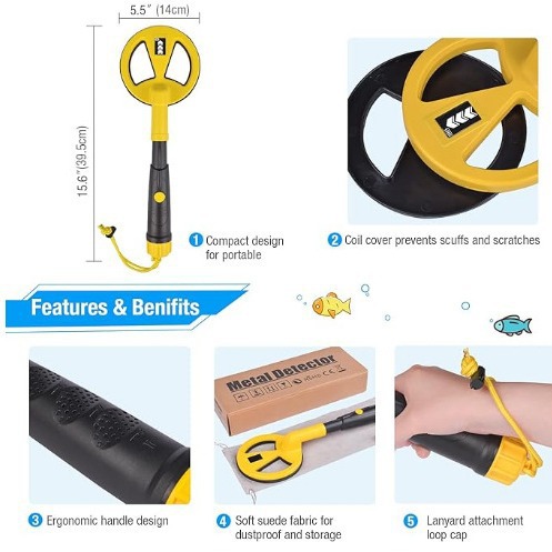 MD790 Fully Waterproof Metal D - Underwater Metal Detector Waterproof recension och pris