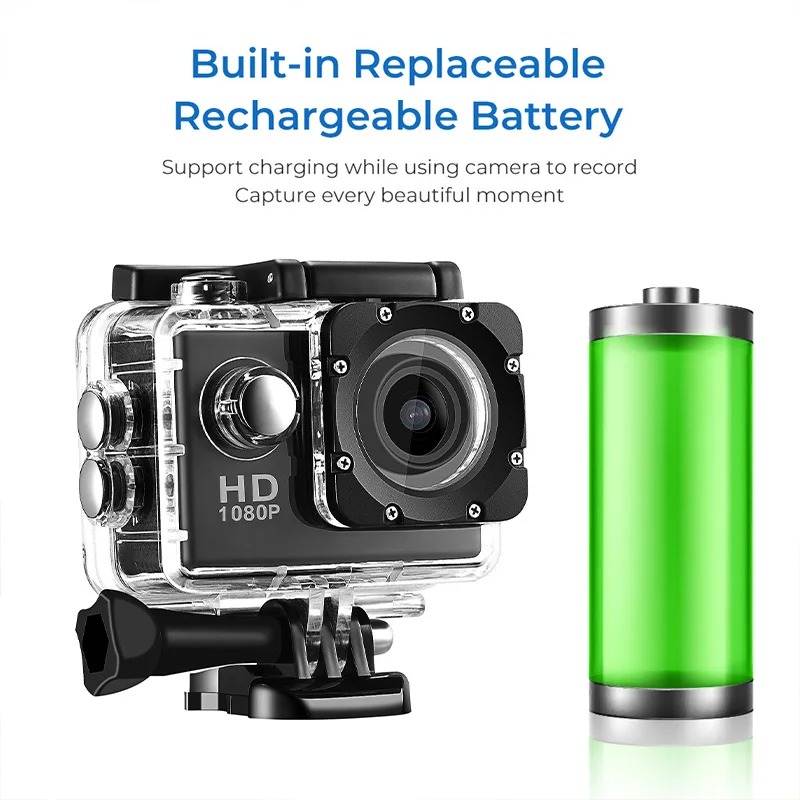 Compact 4K HD Waterproof Sport - Underwater Fishing Camera 4K recension och pris