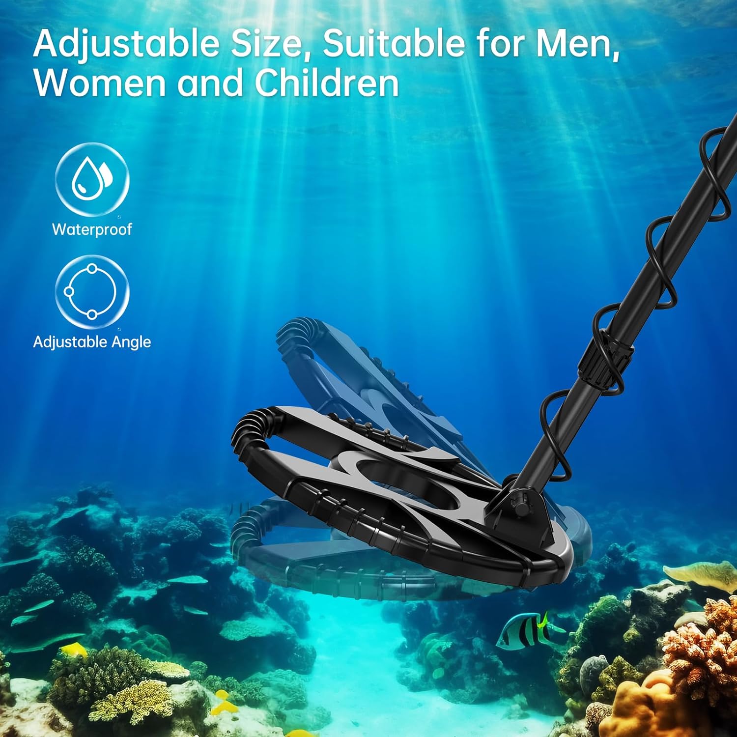 Hot Sell Protable MD1037 under - Underwater Metal Detector Waterproof recension och pris