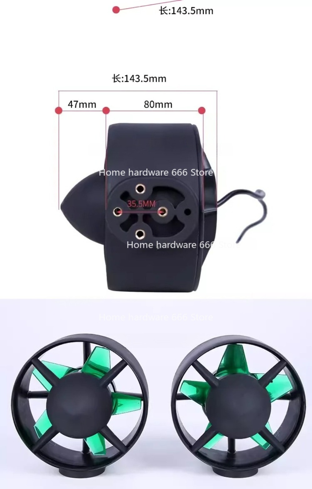Suitable for 24V-48V ROV Under - Rov Underwater Robot Thruster recension och pris