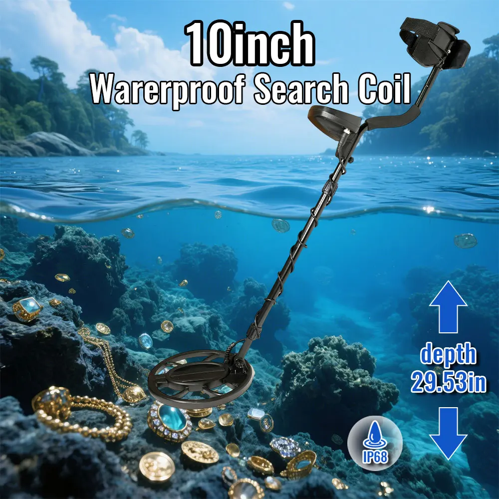 MD910B Professional Metal Dete - Underwater Metal Detector Waterproof recension och pris