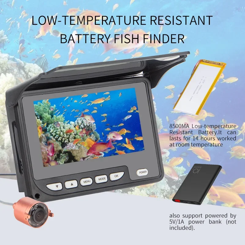120 wide angle Underwater Fish - Underwater Fishing Camera 4K recension och pris