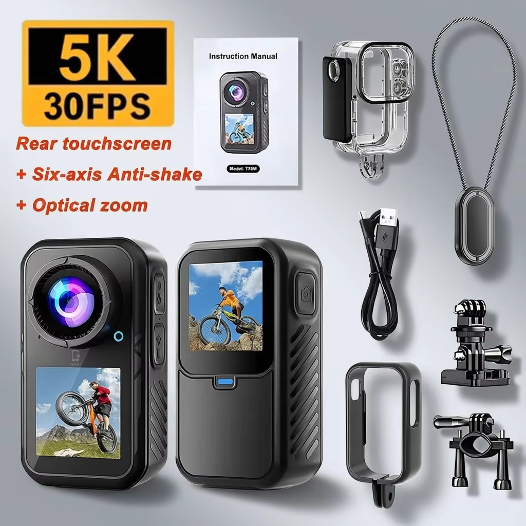 5K Thumb Action Camera 4K 2.7K - Underwater Fishing Camera 4K recension och pris