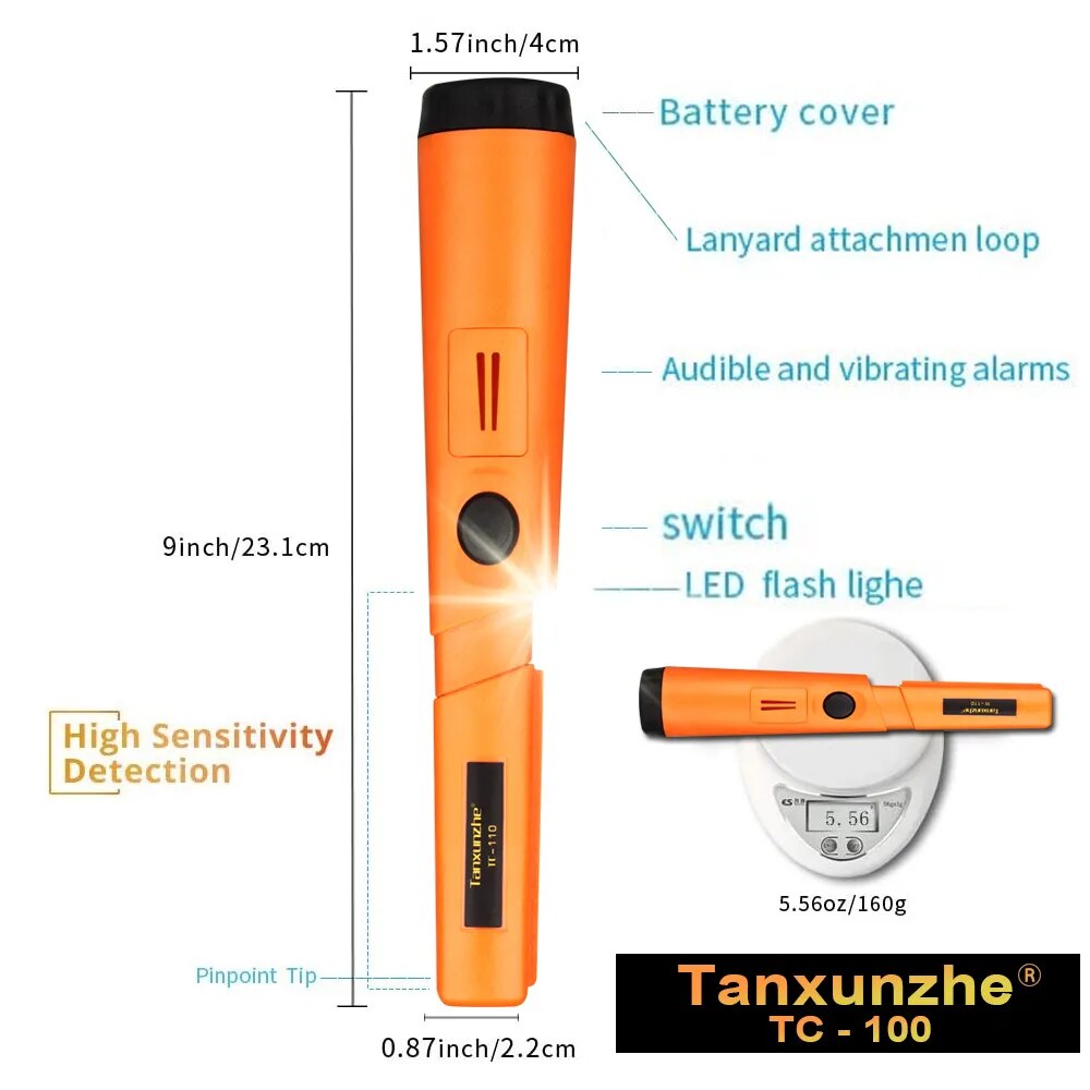 TC-110 High Quality Handheld M - Underwater Metal Detector Waterproof recension och pris