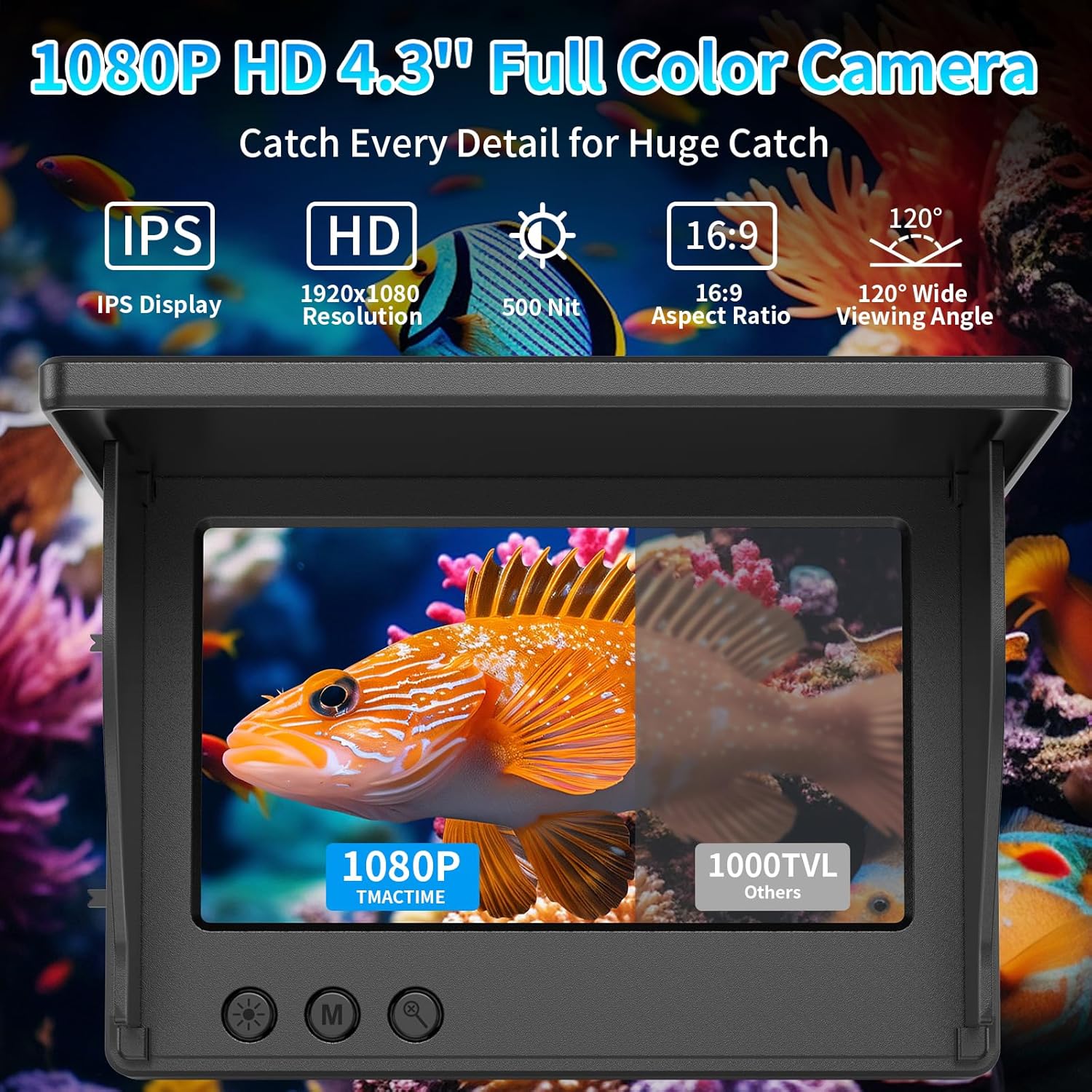 Underwater Fishing Camera 4.3' - Underwater Fishing Camera 4K recension och pris