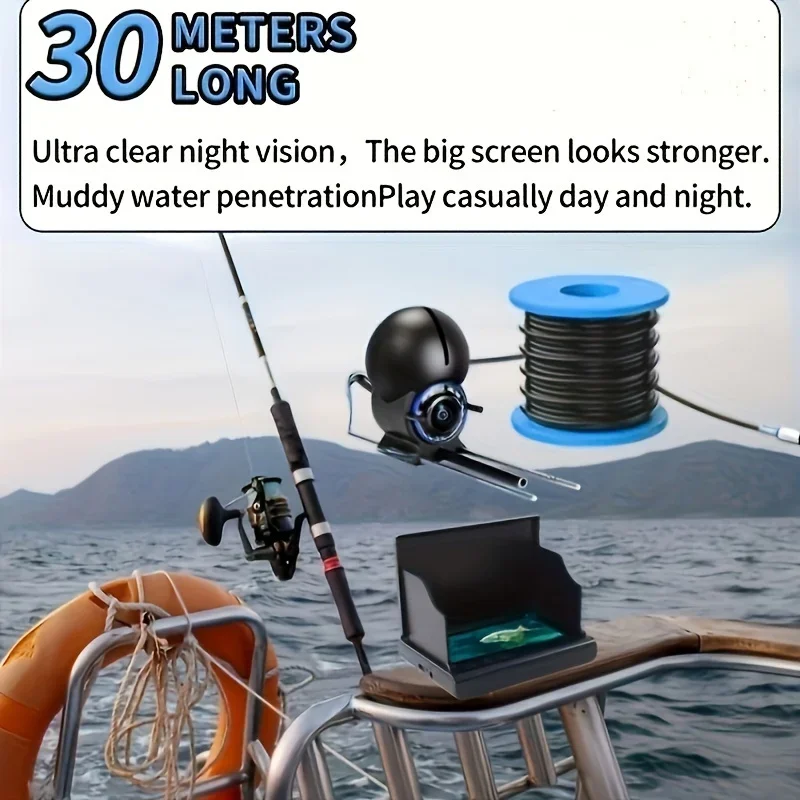 4.3 Inch/5 Inch Night Vision U - Underwater Fishing Camera 4K recension och pris